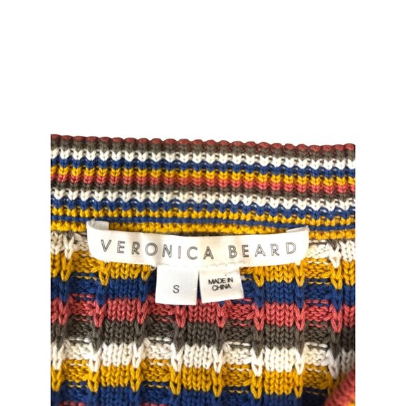 Veronica Beard Multicolor Striped Knit Sleeveless Tank Top Women's S Cotton Blen - Picture 5 of 15